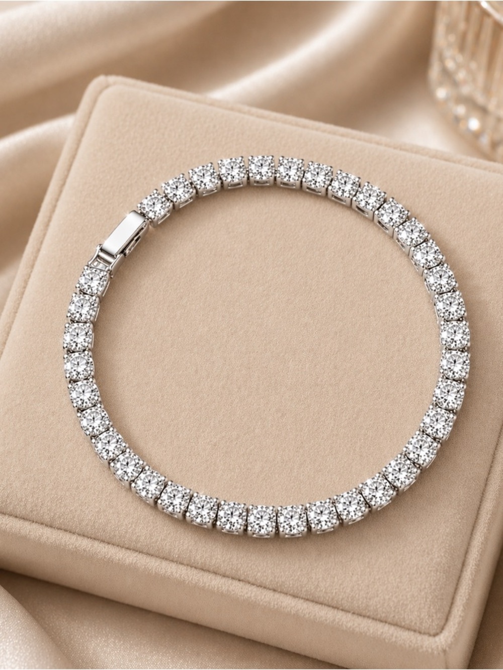 Gold Plated Tennis Bracelet for Men and Women